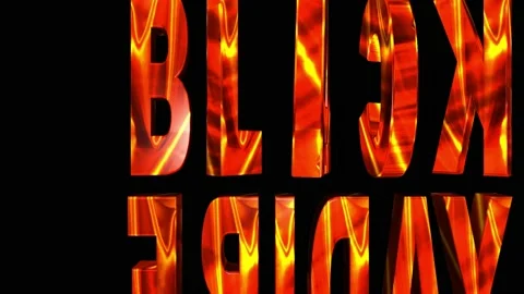 16 Text Animation that Dissolves into Particles Black Friday 库存影片 130253543