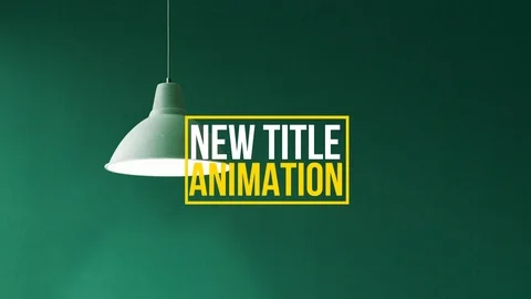 16 Title Animation After Effects stock
