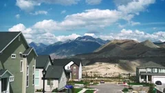 BEAUTIFUL TIMELAPSE CAPTURED FROM A WINDOW OF A HOUSE ON BLUFFDALE UTAH