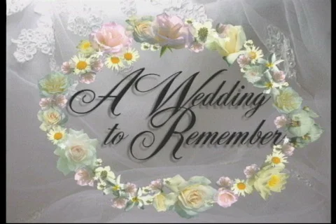 1602L A Wedding to Remember- Page Stock Footage 838338