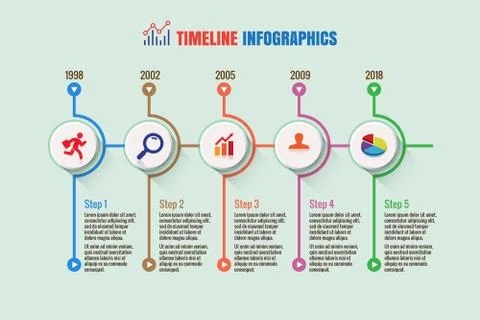 160919 CreativeBusinessTimeLine Stock Illustration