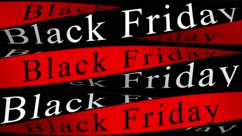 161 Animation Text Motion Graphics Black Friday v08 库存影片 143025369