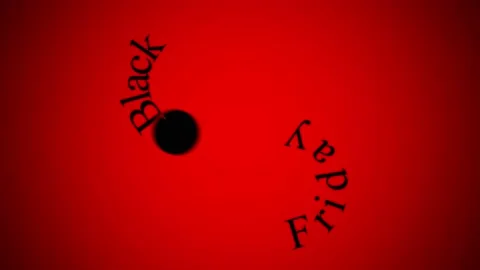 161 Animation Text Motion Graphics Black Friday v10 Stock-Footage 143025387