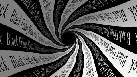 161 Animation Text Motion Graphics Black Friday v11 库存影片 143025729