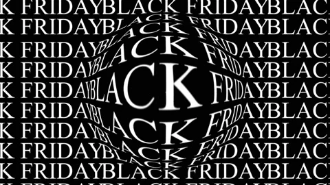 161 Animation Text Motion Graphics Black Friday v29 Vidéo 143028316
