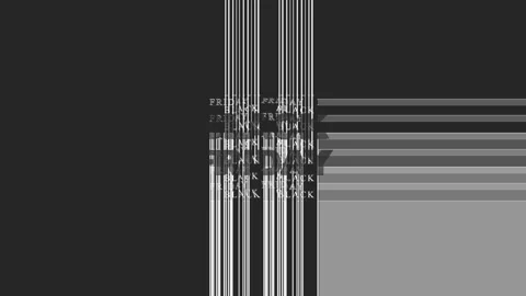 161 Animation Text Motion Graphics Black Friday v35 库存影片 143029166