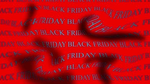 161 Animation Text Motion Graphics Black Friday v46 Vidéo 143030456