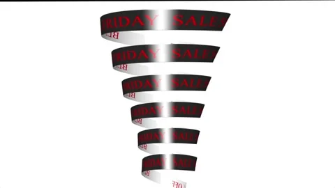 161 Animation Text Motion Graphics Black Friday v51 库存影片 143030877