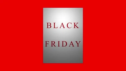 161 Animation Text Motion Graphics Black Friday v54 库存影片 143030990