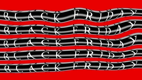 161 Animation Text Motion Graphics Black Friday v57 库存影片 143031433