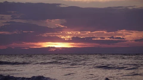 1613. Samothraki Sea Sunset Timelapse 4K Stock Footage 88728877