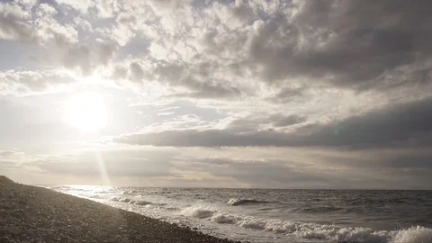 1614. Samothraki Sunset with Sea Timelapse 4K Stock Footage 88728879