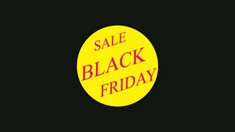 162 Animation Text Motion Graphics Black Friday V9 库存影片 194770716