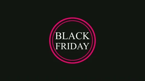 162 Animation Text Motion Graphics Black Friday V8 库存影片 194770733