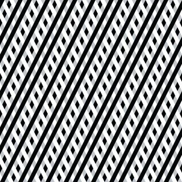 1624 Seamles pattern with intersecting black and white lines Stock Illustration