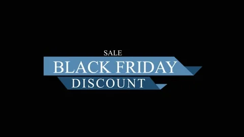 164 Animation Text Motion Graphics Black Friday V1 Stockbeeldmateriaal 194771030