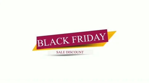 164 Animation Text Motion Graphics Black Friday V2 库存影片 194771083