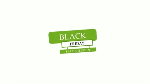 164 Animation Text Motion Graphics Black Friday V3 库存影片 194771140