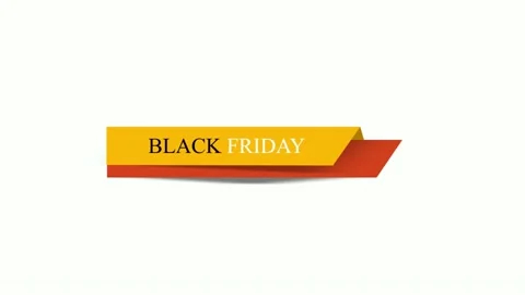 164 Animation Text Motion Graphics Black Friday V9 Stockbeeldmateriaal 194771160
