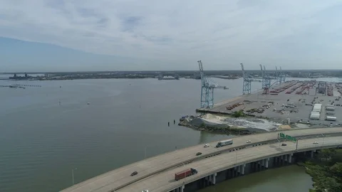 164 to Downtown Stock Footage 117435260