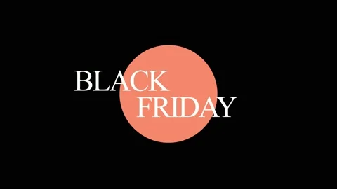 165 Animation Text Motion Graphics Black Friday V1 Stock-Footage 194771749