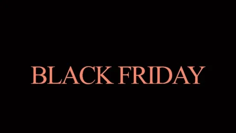 165 Animation Text Motion Graphics Black Friday V5 库存影片 194771785