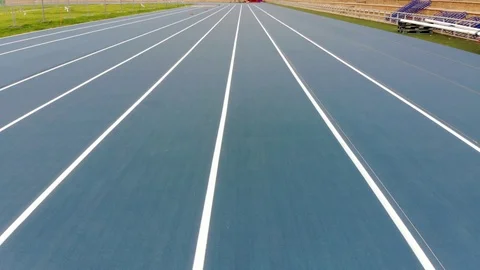 165 running track close up Stock Footage 87732405