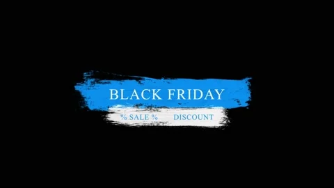 166 Animation Text Motion Graphics Black Friday V10 Vidéo 194771979