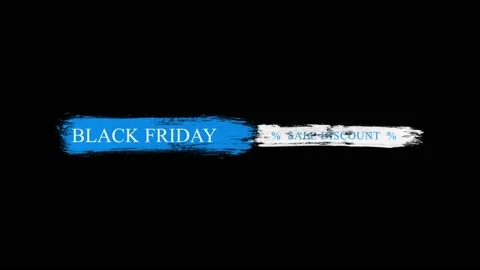 166 Animation Text Motion Graphics Black Friday V3 Stock-Footage 194771991