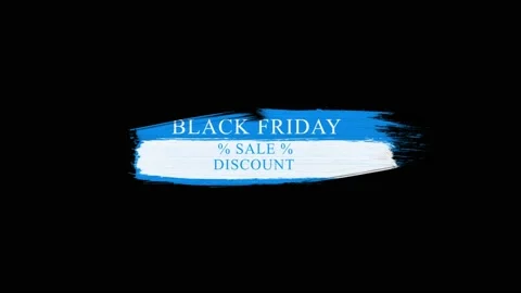166 Animation Text Motion Graphics Black Friday V7 Stockbeeldmateriaal 194772029