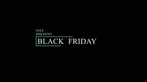 167 Animation Text Motion Graphics Black Friday V7 Vidéo 194772395