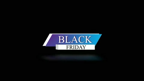 168 Animation Text Motion Graphics Black Friday V15 库存影片 194772725