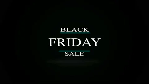 168 Animation Text Motion Graphics Black Friday V18 Video stock 194772754