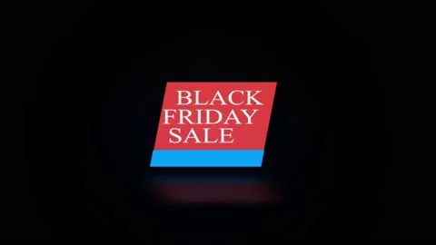 168 Animation Text Motion Graphics Black Friday V19 Stock Footage 194772784