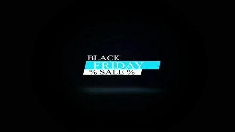 168 Animation Text Motion Graphics Black Friday V20 Vidéo 194772791
