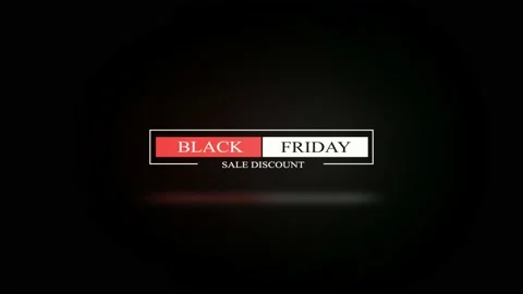 168 Animation Text Motion Graphics Black Friday V23 Stockbeeldmateriaal 194772835