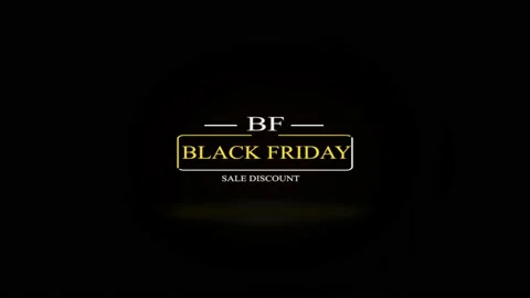 168 Animation Text Motion Graphics Black Friday V21 库存影片 194772862