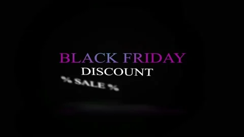168 Animation Text Motion Graphics Black Friday V28 库存影片 194772910