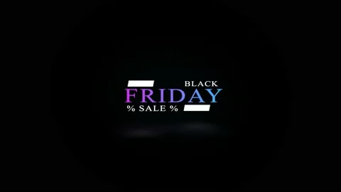 168 Animation Text Motion Graphics Black Friday V9 库存影片 194773093