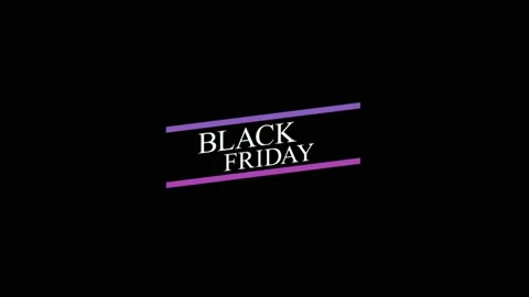 169 Animation Text Motion Graphics Black Friday V10 Stock-Footage 194773252