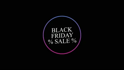 169 Animation Text Motion Graphics Black Friday V1 Stock-Footage 194773260