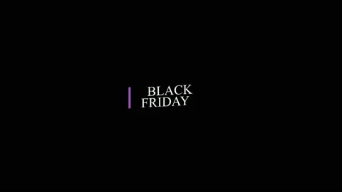 169 Animation Text Motion Graphics Black Friday V11 Vidéo 194773269