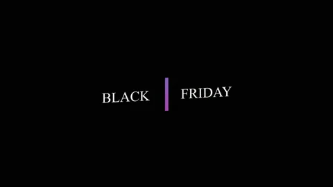 169 Animation Text Motion Graphics Black Friday V12 库存影片 194773279