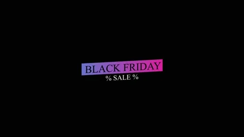 169 Animation Text Motion Graphics Black Friday V2 Vidéo 194773288