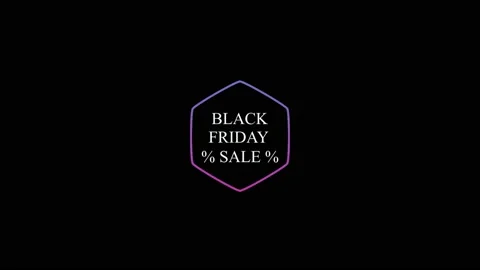 169 Animation Text Motion Graphics Black Friday V4 库存影片 194773311