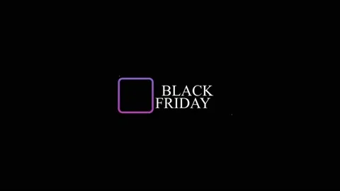 169 Animation Text Motion Graphics Black Friday V5 库存影片 194773319