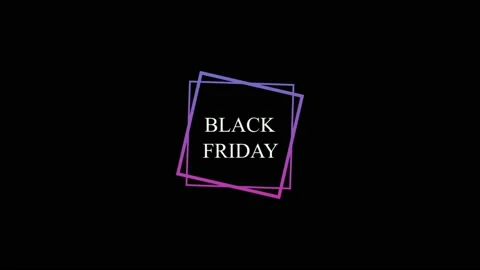 169 Animation Text Motion Graphics Black Friday V7 库存影片 194773344