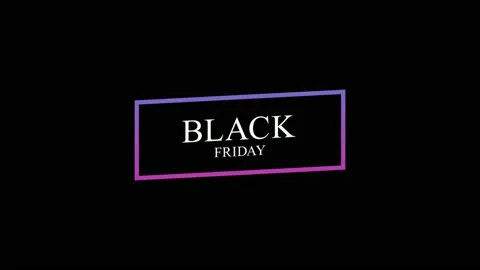 169 Animation Text Motion Graphics Black Friday V6 库存影片 194773347