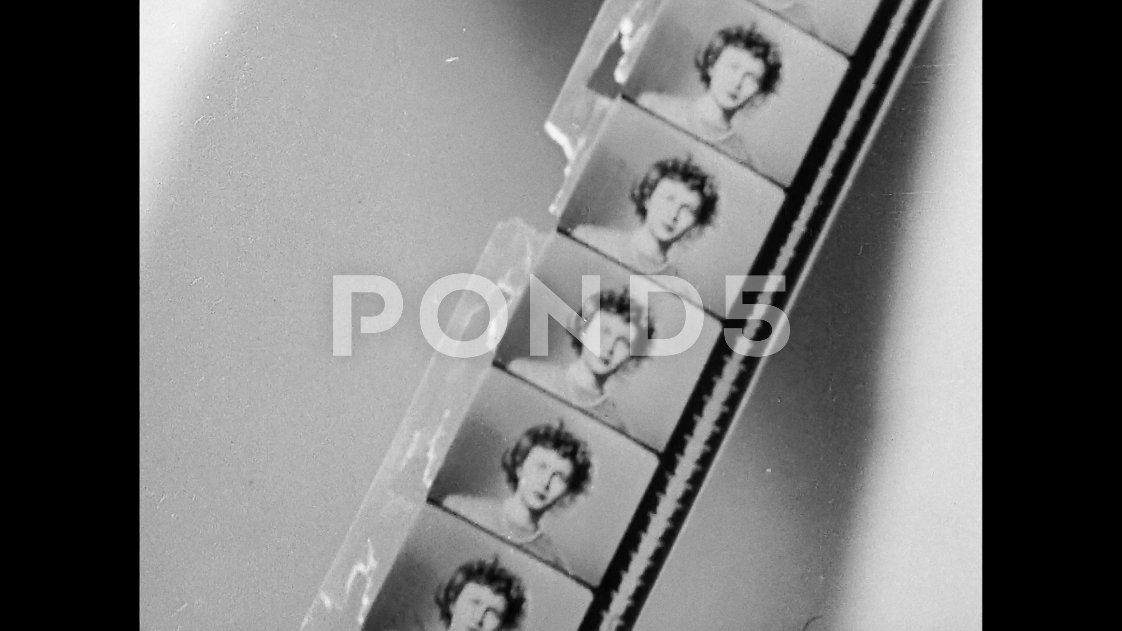Vintage Double Sprocket 16mm Film Reel Stock Photo