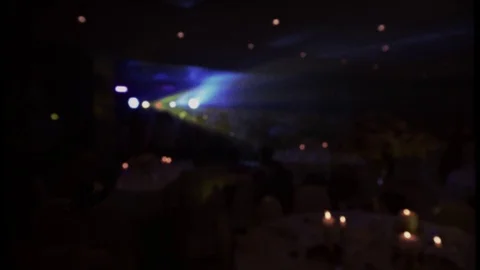 16mm tape effect over wedding Stock Footage 93584898